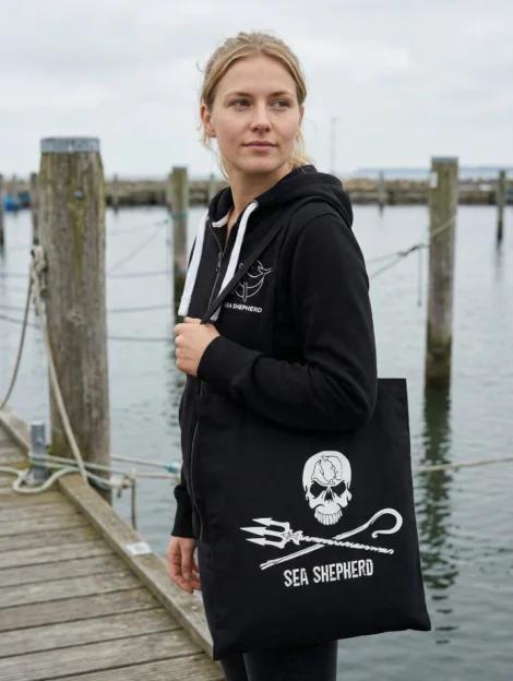 Baumwoll-Beutel Jolly Roger