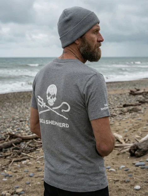 T-Shirt Jolly Roger (grau)