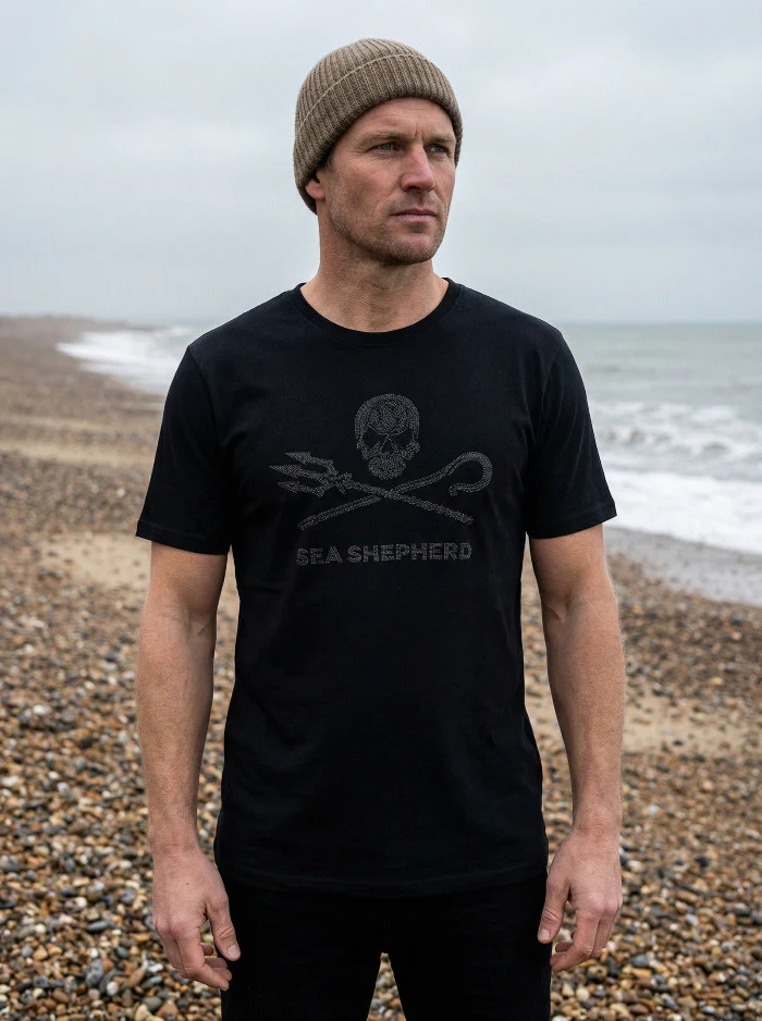 Slub-Shirt Jolly Roger