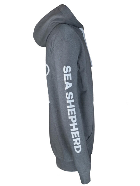 Unisex Hoodie Neptune's Navy (grau/weiss)