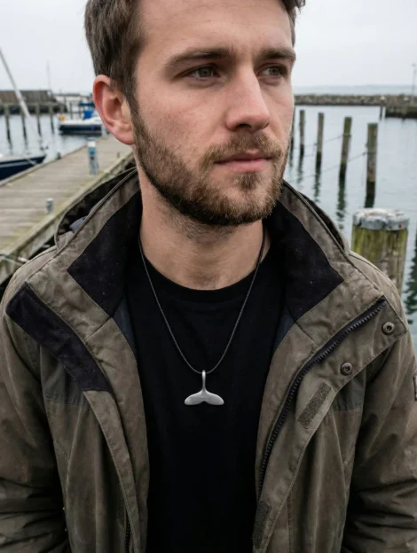 Anhänger Walfluke (matt)