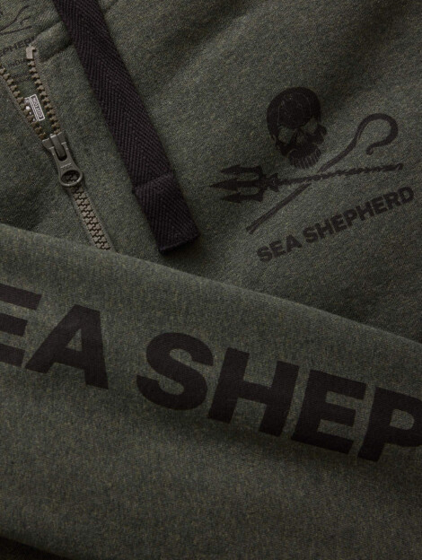 Sweatjacke Jolly Roger (grün)