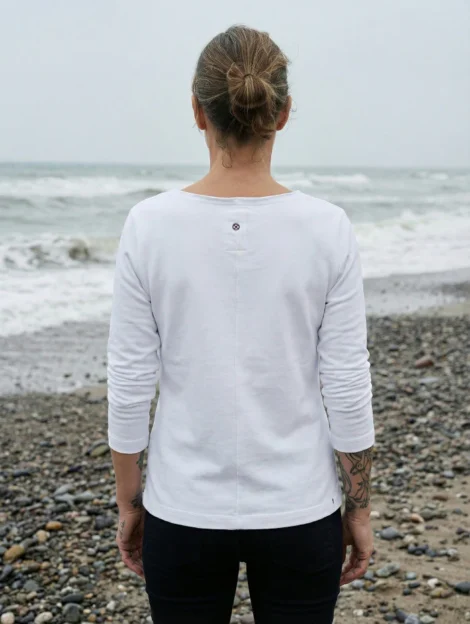 Sweater Activist White & Blue